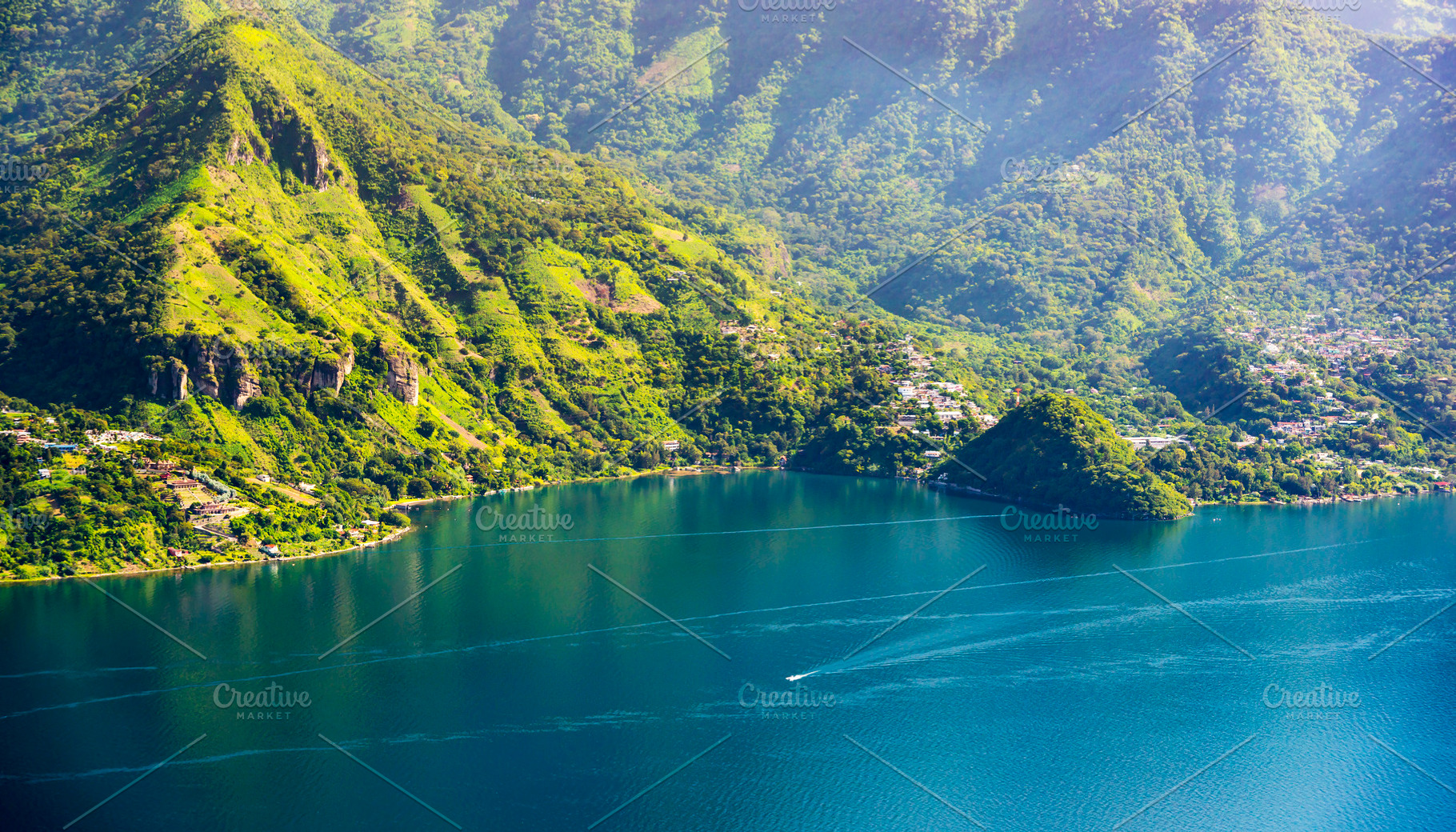 Lake Atitlan Shoreline, a Nature Photo by THP Creative