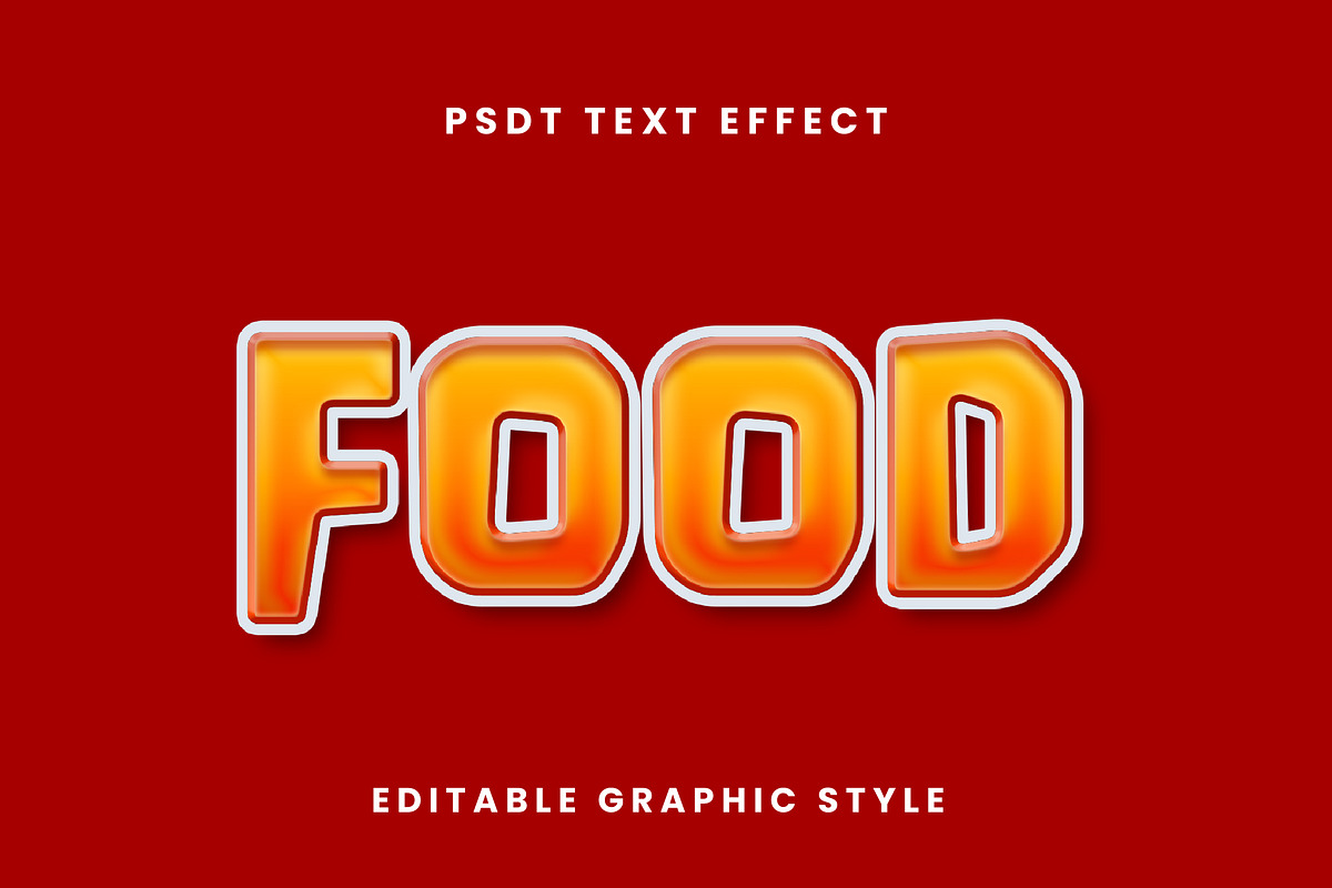 3D Bold Gradient Text Effect