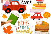 Cartoon Set With Funny Kids reading, a Person Illustration by Maria Starus (Thumbnail 2 of 3)