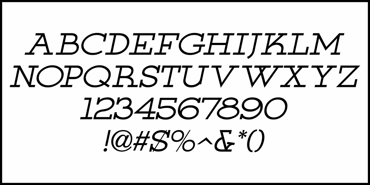 Poster Slabserif JNL, a Slab Serif Font by Jeff Levine Fonts (Photo 5 of 5)