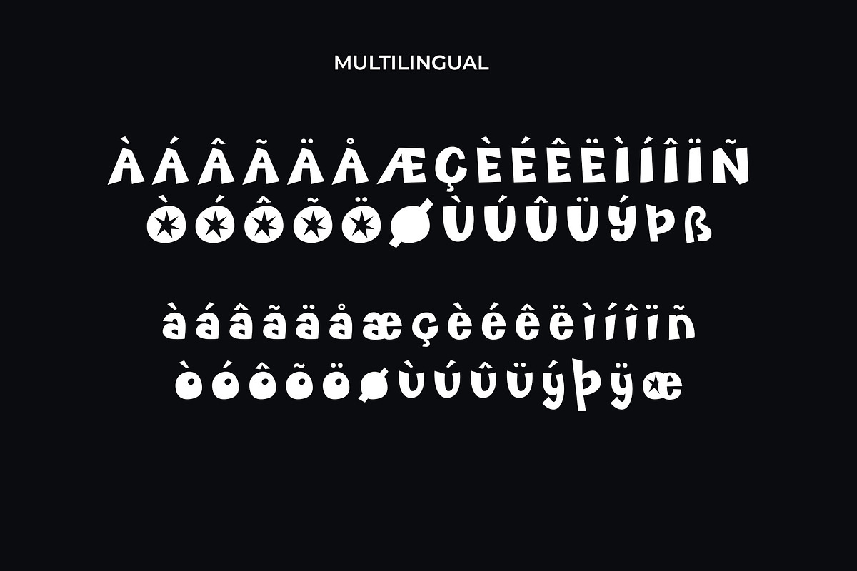 Hey Starla – Funky Display Font, a Sans Serif Font by Mockmenot (Photo 3 of 7)