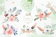 watercolor forest animal portraits, an Animal Illustration by beehouse studio (Thumbnail 6 of 11)