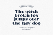 Luminescent Elegance Font, a Sans Serif Font by Erifqizefont (Thumbnail 16 of 21)