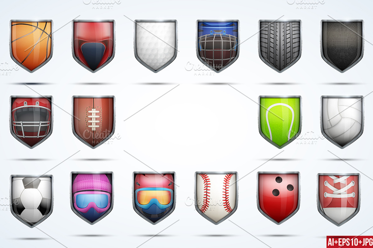 MEGA-Set Premium Icons of Sports. preview 2