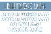 Fishfingers Light, a Sans Serif Font by Brittney Murphy Design (Thumbnail 2 of 2)