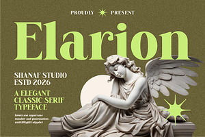 Elarion Elegant Serif Font