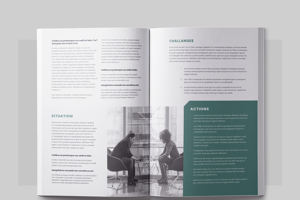 Case Study Template, Canva Template, a Brochure Template by Niofix (Photo 3 of 8)