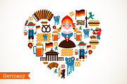 Germany Love, a Food Illustration by Marish (Thumbnail 1 of 2)