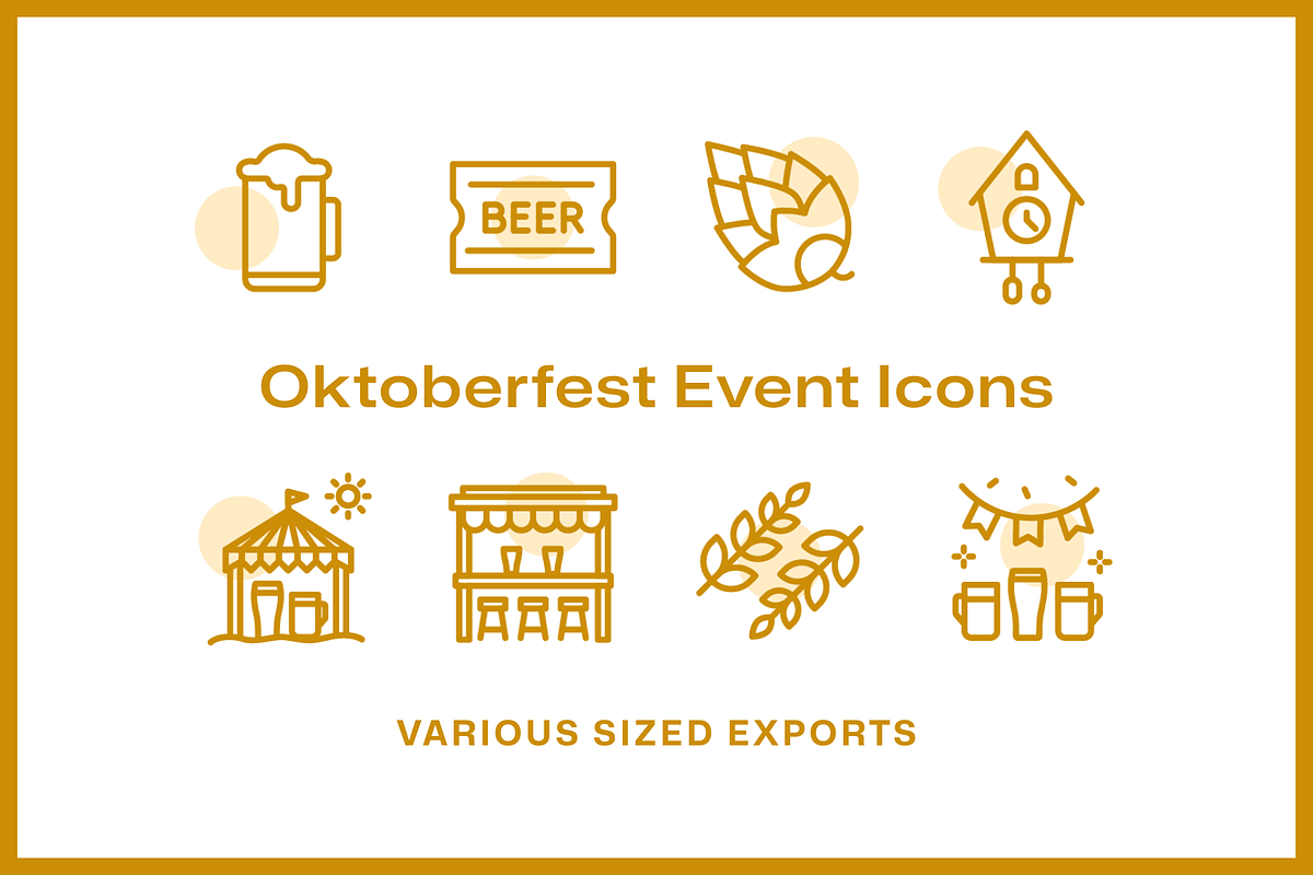 36 Oktoberfest Event Icons, an Icon by Furnace (Photo 4 of 5)