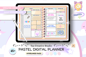 Digital Planner For iPad, Goodnotes, a Stationery Template by Tas Creative Studio