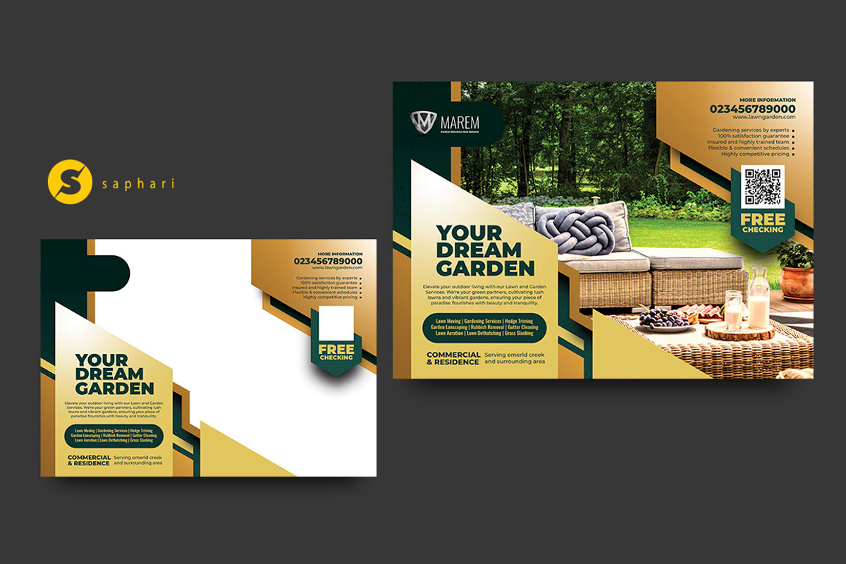 Lawn and Garden, a Flyer Template by Saphari (Photo 3 of 3)