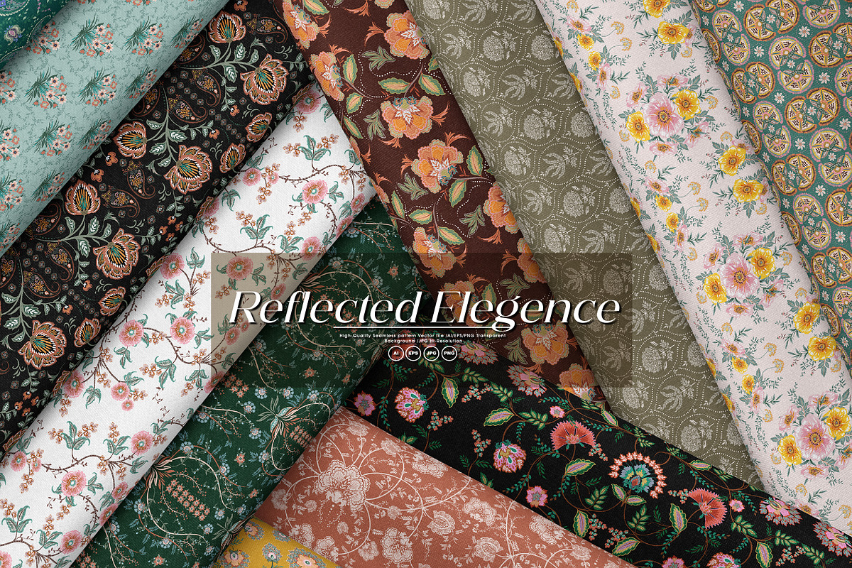 Reflected Elegance, a Pattern Graphic by MSNTY STUDIOX (Photo 3 of 28)