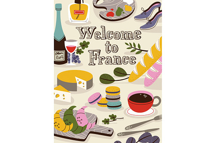 France Impression Poster