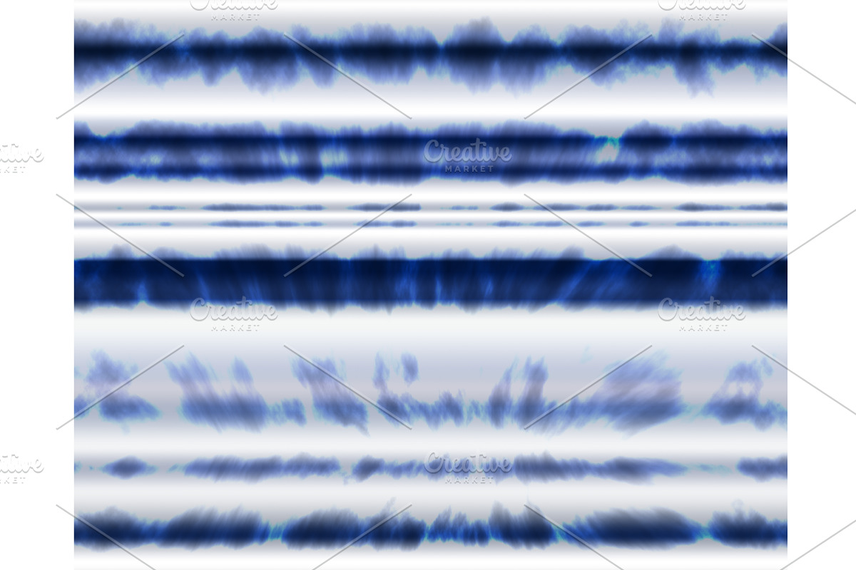 1970 Shibori Tie Dye Abstract Blue, a Texture Graphic by Wittmann