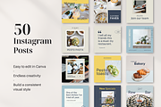 Restaurant Instagram Kit | Canva, a Social Media Template by Rose & Co. (Thumbnail 2 of 6)