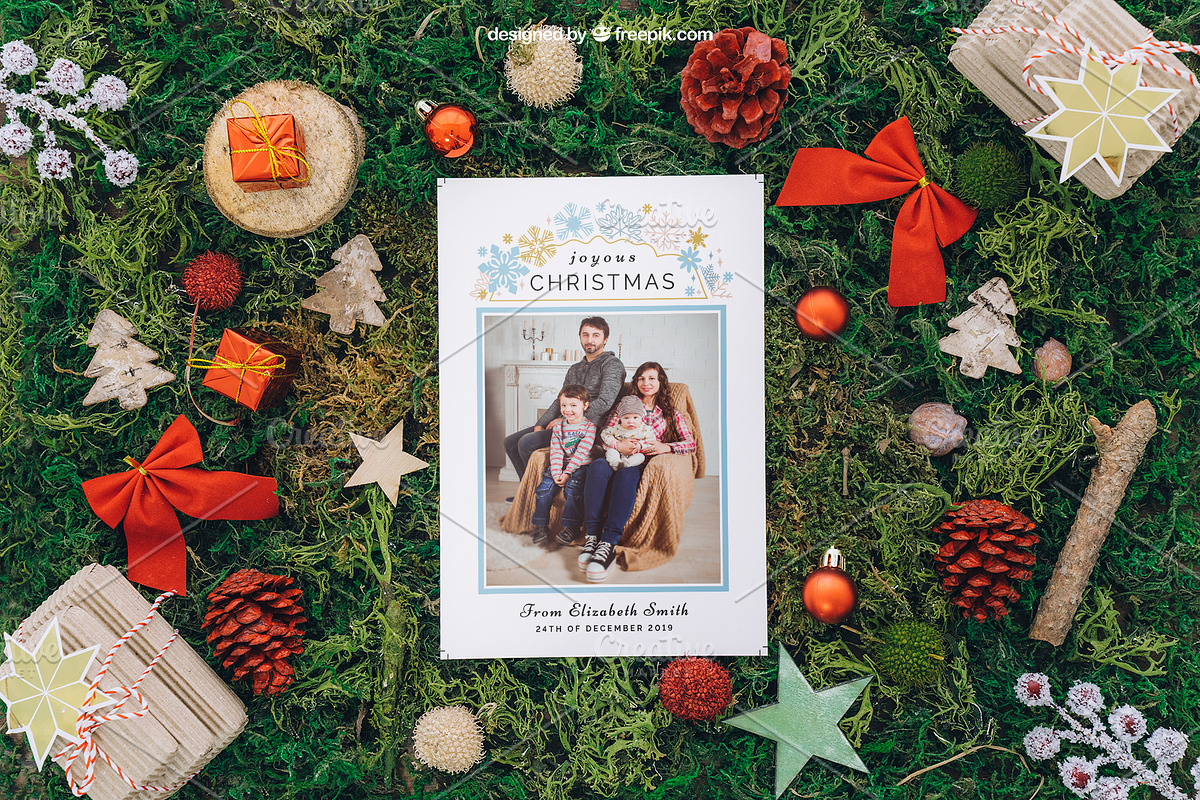 Photo Christmas Card, a Card Template by Cyrah's Collection (Photo 3 of 3)