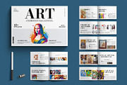Art Exhibition Magazine Landscape, a Magazine Template by E-Type (Thumbnail 1 of 7)