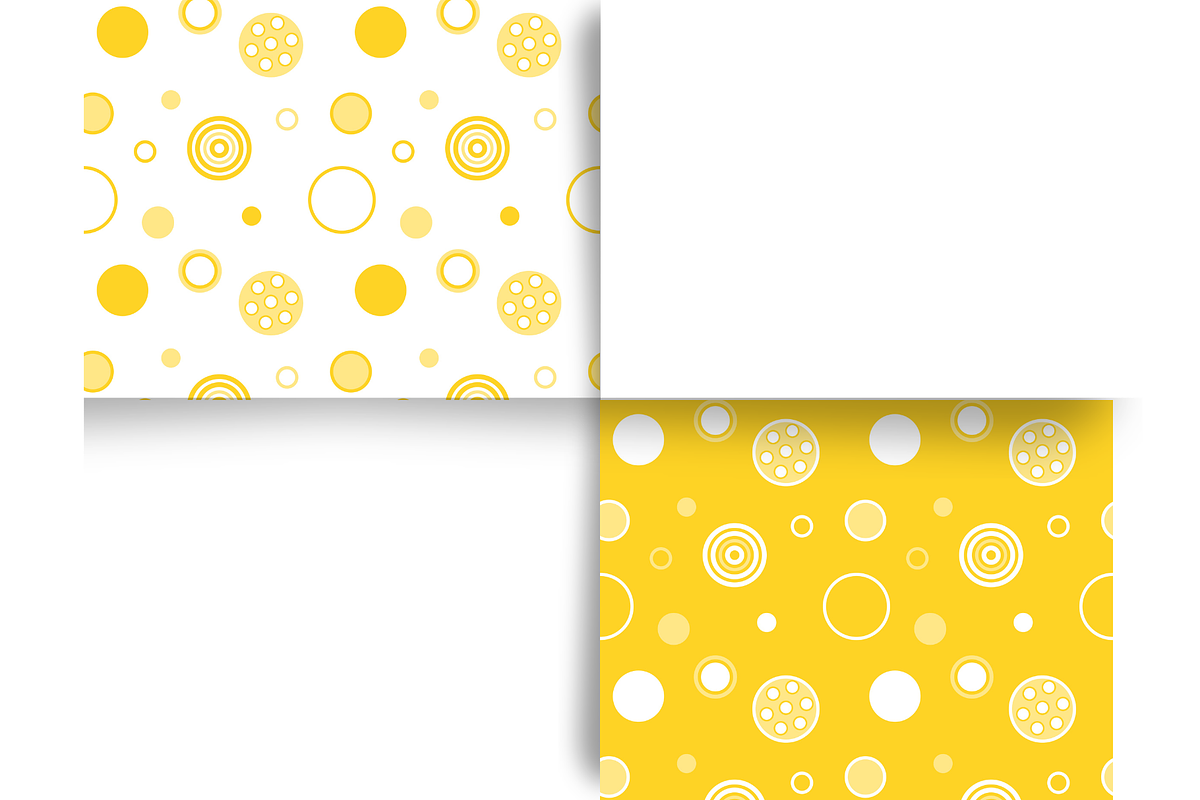 Yellow Polka Dot Seamless Patterns, a Pattern Graphic by Earley Bird Design Studio (Photo 6 of 8)
