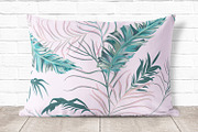 Palm leaves vector seamless pattern, a Pattern Graphic by FleurArt (Thumbnail 8 of 9)