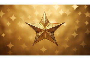 up star gold background ai generated, a Background Photo by pikepicture