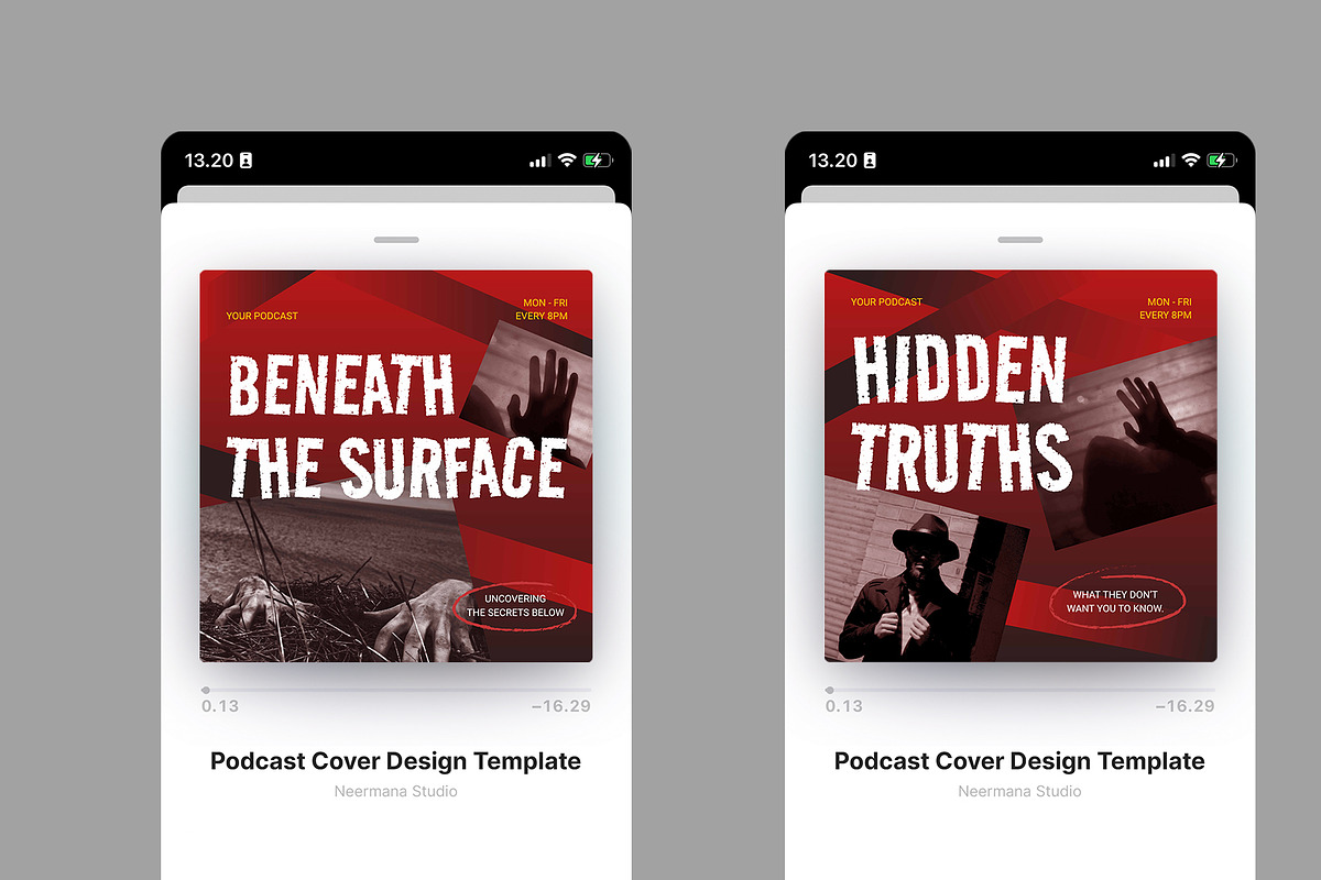 Conspiracy Podcast Cover, a Social Media Template by Neermana (Photo 4 of 4)