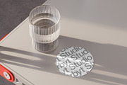 Coaster Standard Mockup 01, a Cups & Container Mockup by Orbyt Studio (Thumbnail 2 of 3)