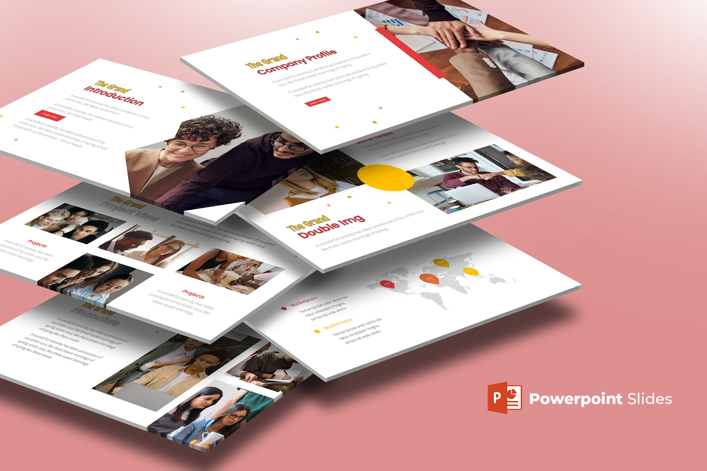 Grand - Powerpoint Template, a Presentation Template by AQR Studio