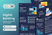 EzyPay – Digital Banking Landing, a Landing Page Template by trabaskriya (Thumbnail 1 of 5)