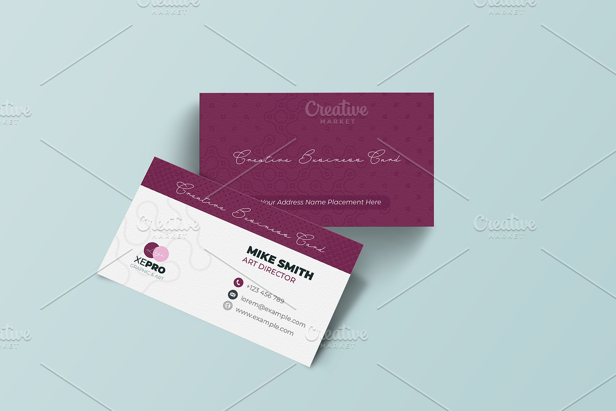 Modern Business Card, a Business Card Template by Cristal Pioneer (Photo 4 of 4)