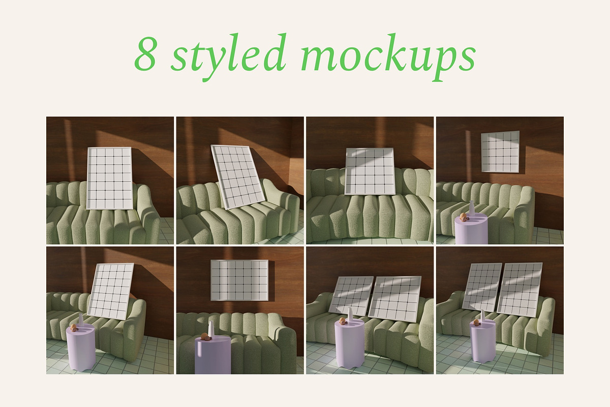 Frame Mockup Bundle | PSD Mockups, a Print Template by Bonumo (Photo 3 of 9)