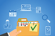 Auditing, Tax, Accounting Concepts, a Finance Illustration by TAlex (Thumbnail 4 of 7)