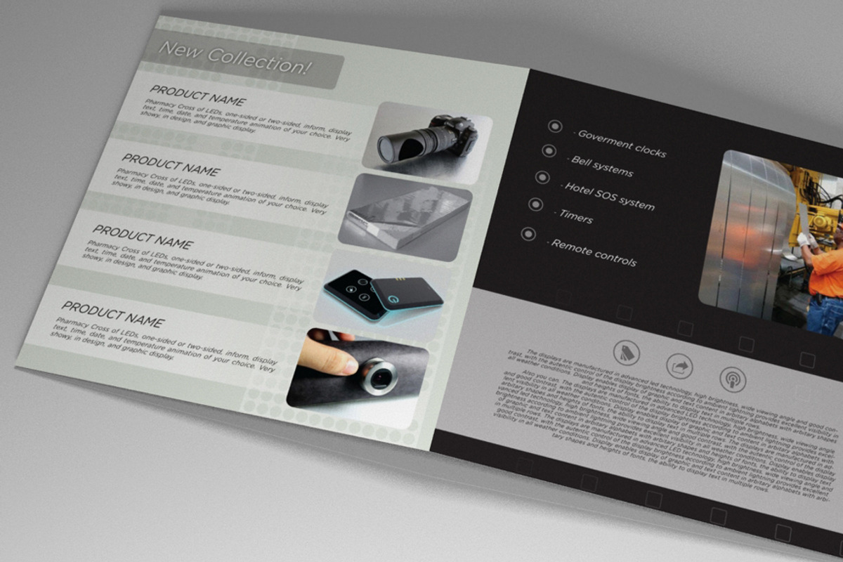 Indesign Brochure Led tech vol1., a Brochure Template by RudanStudio (Photo 6 of 7)
