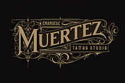 Bvas Estadas - Logo, Tattoo & Liquor, a Serif Font by ilhamtaro (Thumbnail 3 of 7)