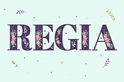Regia Font, a Font by yaisalinas (Thumbnail 1 of 8)