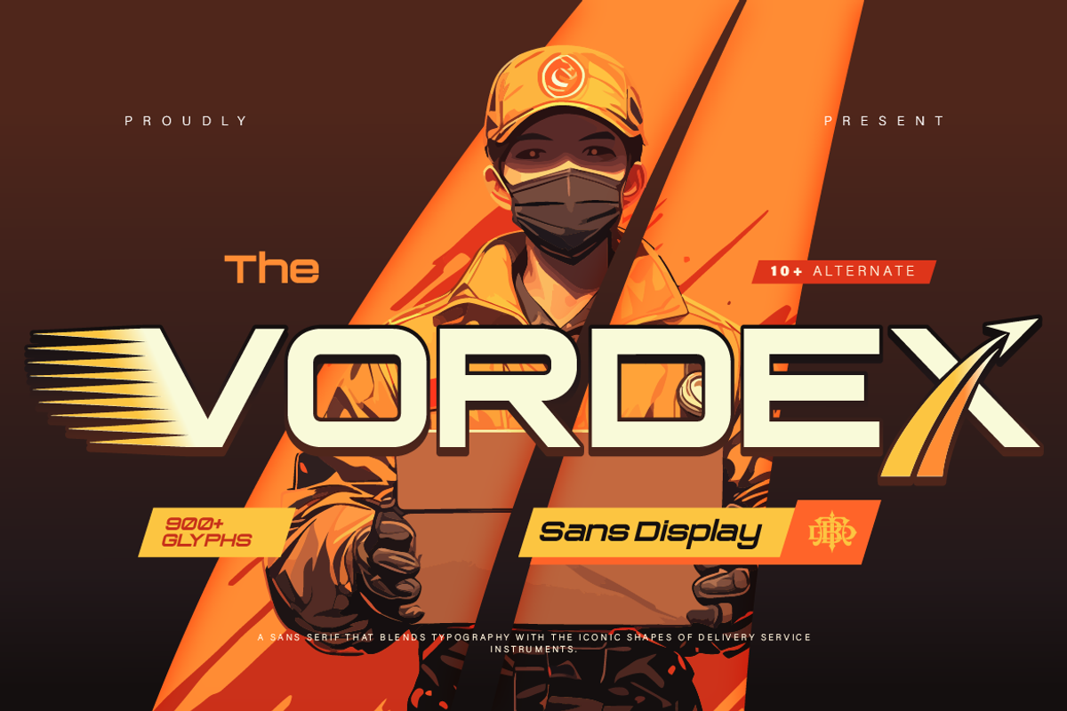 Vordex, a Sans Serif Font by Burntilldead (Photo 1 of 12)