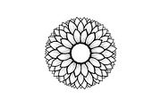 Floral Mandala Circle Frame Bundle, an Illustration by Gaye Art (Thumbnail 34 of 51)