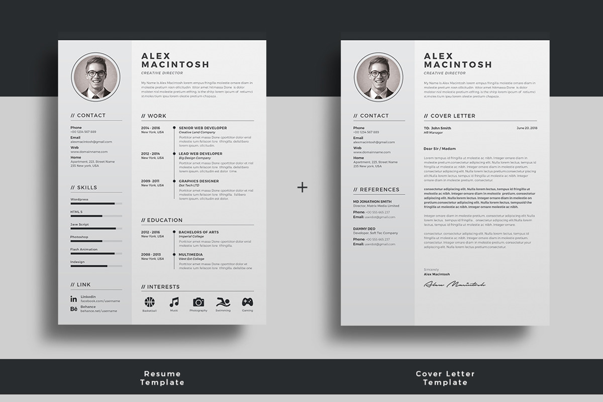 Resume Template / CV, a Resume Template by ThemeDevisers (Photo 5 of 6)