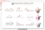 Ladyholic Premade Logo Branding Pack, a Branding & Logo Template by joyologo (Thumbnail 6 of 17)