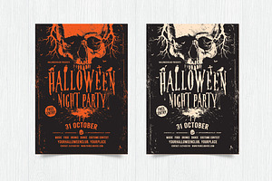 Halloween Party Flyer, a Flyer Template by DesignWorkz