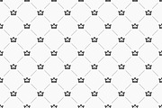 Seamless crown pattern background, a Pattern Graphic by Neopat (Thumbnail 2 of 9)