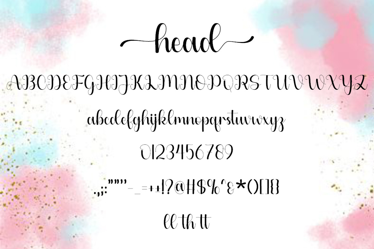 head, a Font by Uloel Design (Photo 7 of 9)