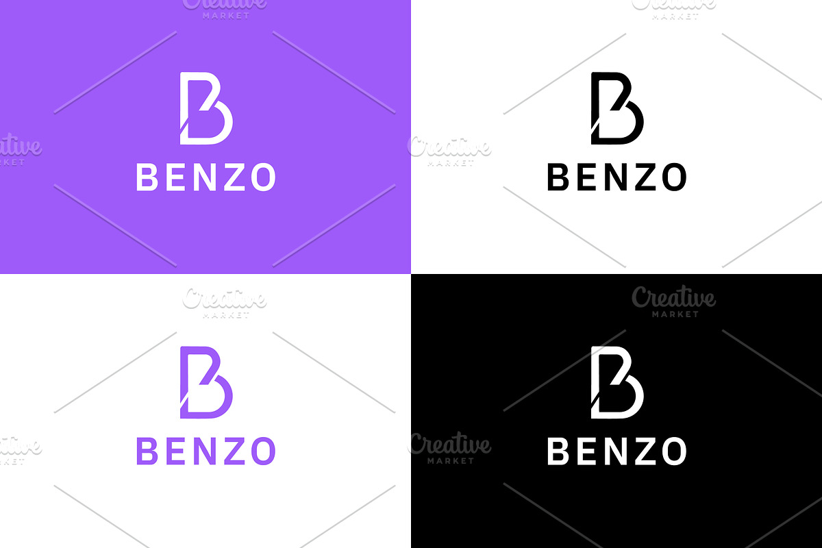 Modern B Letter Logo Design, a Branding & Logo Template by Orin Creative (Photo 2 of 6)