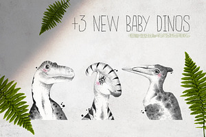 BABY DINOS Watercolor Set