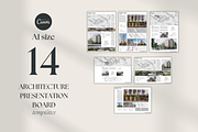 Architect Presentation Board Templat, a Poster Template by yesitisprintable (Thumbnail 1 of 9)