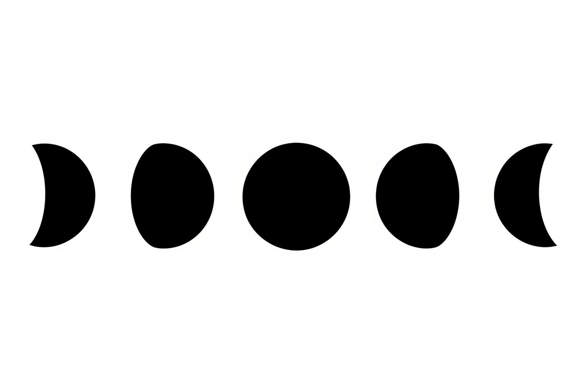 Moon Phases Silhouette Clipart, a Graphic by hafijul (Photo 11 of 13)