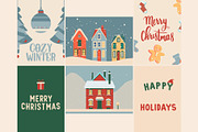 Retro Christmas Graphics Collection, an Object Graphic by NatalieArtsDenysenko (Thumbnail 2 of 15)