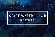 Space watercolor textures, a Texture Graphic by Anna's Creative Store (Thumbnail 1 of 5)