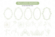 Whimsical Wedding Crests PNG, an Illustration by TatiMockup (Thumbnail 3 of 6)