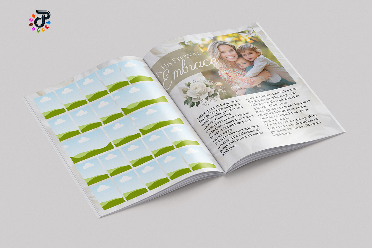 Elegant Canva Obituary Template, a Brochure Template by Protech Design ENT (Photo 8 of 9)