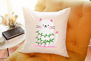 Christmas Cats Holiday Cats Set, an Illustration by Sublimation Artist (Thumbnail 6 of 6)
